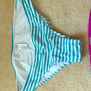 Old Navy striped suit bottoms